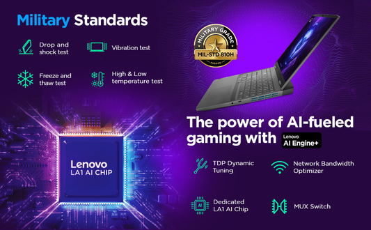 Lenovo LOQ 15IRH8 82XV00UEAK Intel Core I5-12450H (8GB DDR5 / 512GB SSD / DOS / NVIDIA RTX 2050 4GB Graphics ) 15.6″ FHD IPS 144Hz 350Nits , KEYBOARD WHITE BACKLIT ENGLISH / With Lenovo M100 RGB Gaming Mouse