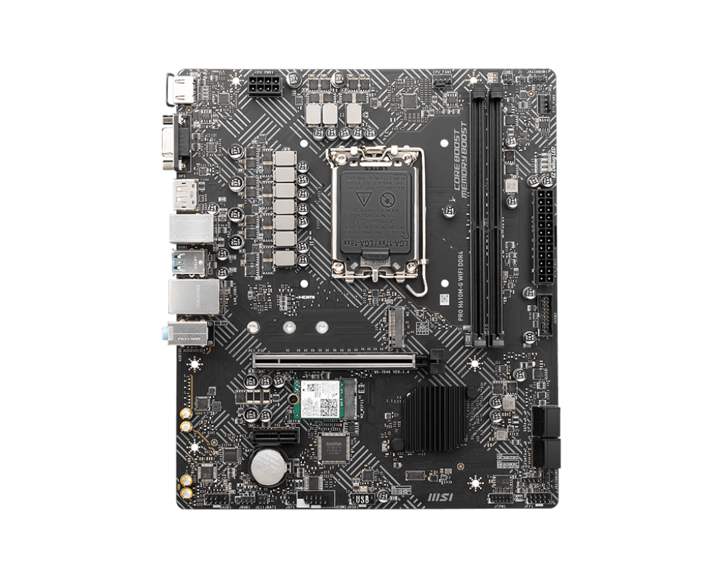 MSI PRO H610M-G WIFI DDR4 MOTHERBOARD