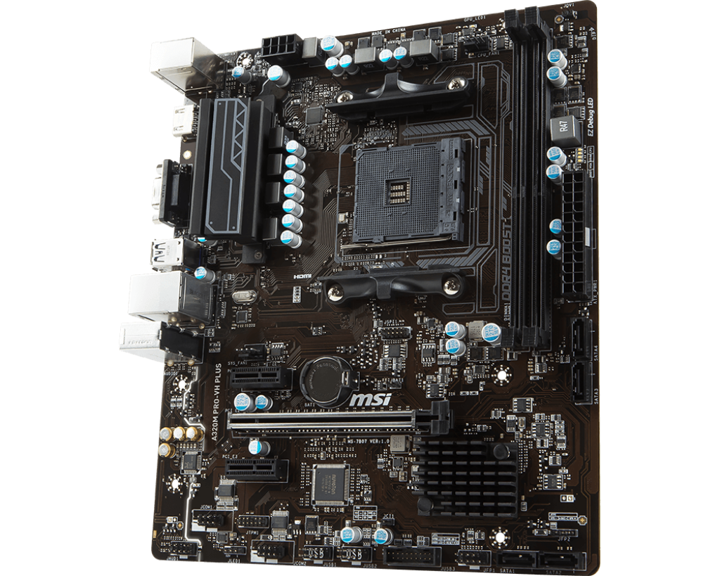MSI A320M PRO-VH PLUS AMD DDR4 MOTHERBOARD