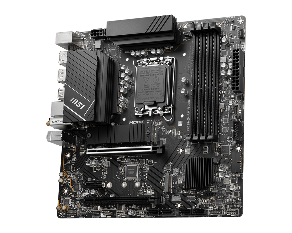 MSI PRO B760M-A WIFI DDR4 MOTHERBOARD 911-7D99-001