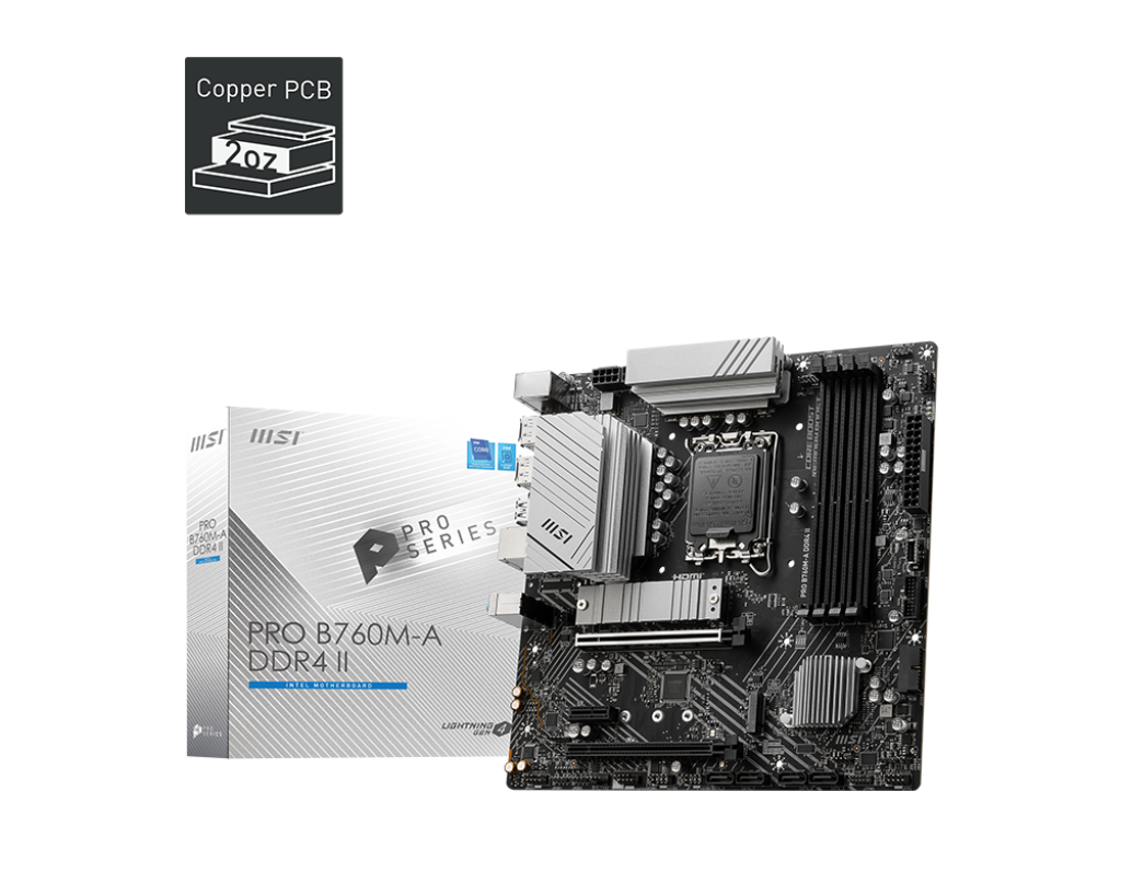 MSI PRO B760M-A DDR4 II MOTHERBOARD