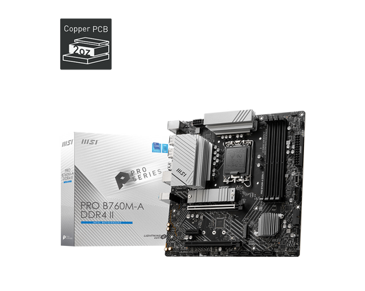 MSI PRO B760M-A DDR4 II MOTHERBOARD