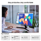 Samsung 32″ Essential S3 Curved Full HD Monitor With 1500R VA Panel, 100Hz Refresh Rate 4ms (GTG), Game Mode, Eye Saver, HDMI, D-Sub, Tilt Stand, TÜV Certified Comfort