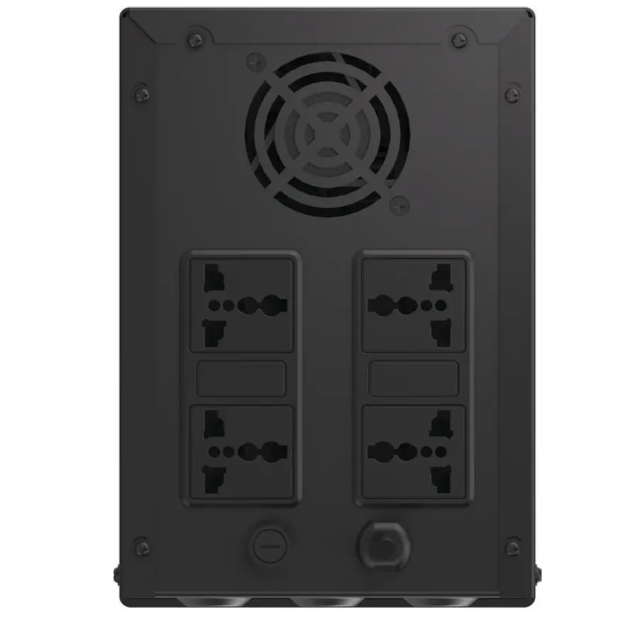 NCTS QSTROM PRO 3000VA/1800W Line Interactive UPS with AVR, Simulated Sinewave Output, Fast Recharge, Full Protection, LCD Display, 12V 9A x4 Batteries , Off-Mode Charging & Generator Compatibility for Personal Computers