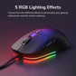 COUGAR Minos Neo Symmetrical Wired Gaming Mouse | PixArt PAW3327 Optical Sensor | 6,200 DPI | 1,000 Hz Polling Rate | Ultra-Lightweight 63g | RGB Lighting | Omron 30M Switches | BLACK