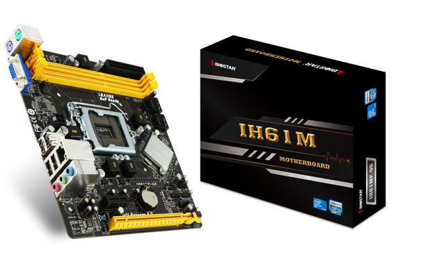 Biostar IH61MF-Q5 Motherboard (H61, S1155, MATX, DDR3, Intel)