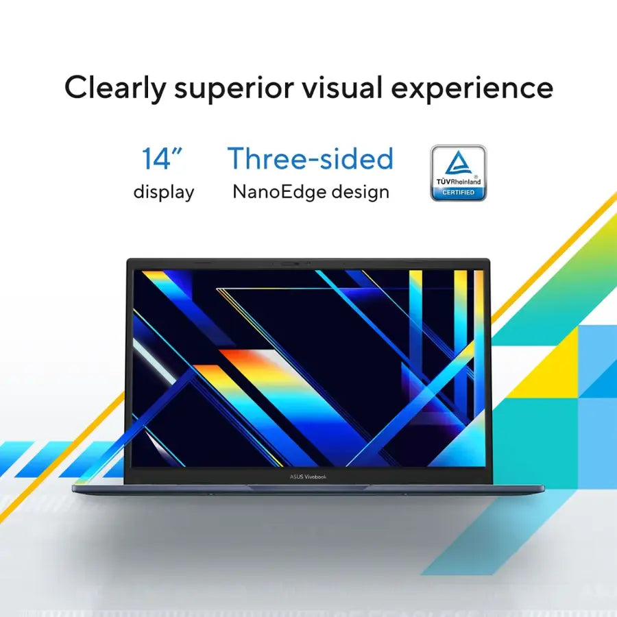 ASUS Vivobook 14 X1404VA Intel® Core i5-1334U | 12GB DDR4 RAM ; 256GB NVMe™ SSD | 14-inch FHD IPS Display | Intel Iris Xᵉ Graphics | Windows 11 | Quiet Blue