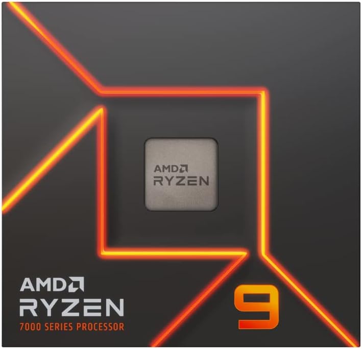 AMD Ryzen 9 7900X – 12-Core 4.7 GHz – Socket AM5 – 170W Desktop Processor (100-100000589WOF)