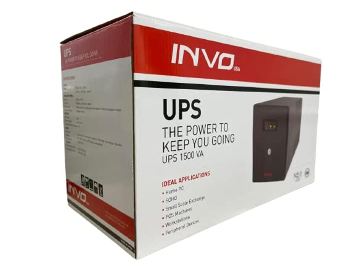 LINE INTERACTIVE UPS INVO 1500VA 600W