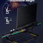 Laptop Cooling Pad, Gaming Laptop Cooling Stand with RGB Light, 6 Quiet Cooling Fans, 6 Height Adjustable and Dual USB Ports for 11 to 15.6 Inch Laptops ,  Extra iPad/Phone Stand