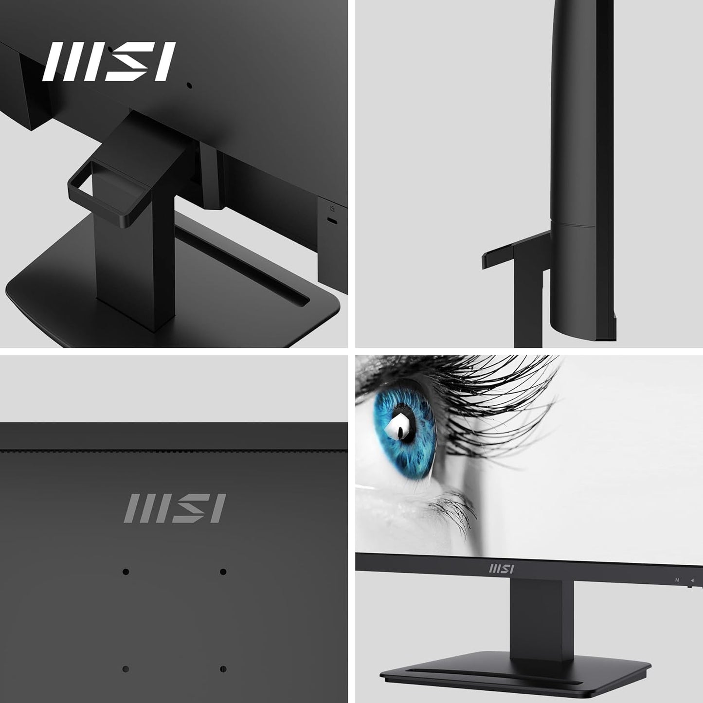 MSI PRO MP243X 24 Inch 100 Hz 1ms IPS FHD Flat Screen , Blue Light Reduction, 3W Built-In Speakers , Seamless Connectivity For The Programming, Coding & Website Design Workspace