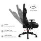 REDRAGON GAIA C211 GAMING CHAIR BLACK