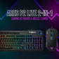 Gamdias Ares P2-Lite (2 in 1 Combo) | Full-Size RGB Membrane Keyboard & Gaming Mouse | Ergonomic Design | with Lighting Effects | Aesthetic Gaming Setup
