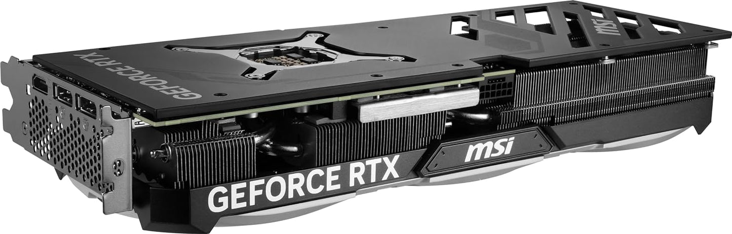 MSI GeForce RTX 4070 Ti SUPER VENTUS 3X OC Graphics Card, 16GB GDDR6X 256-Bit Memory, 2640 MHz Boost Clock, 21Gbps Mmeory Speed, 8448 CUDA, PCI E Gen 4, DPx 3 / HDMI X 1 | 912-V513-627