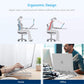 Ultra Compact Laptop Riser Stand | 6 Levels Of Height Adjustable Portable Laptop Holder For Desk | Aluminum Foldable Laptop Riser, Compatible With  ALL Laptops Up To 17.3 Inch Size | Silver