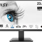 MSI PRO MP243X 24 Inch 100 Hz 1ms IPS FHD Flat Screen , Blue Light Reduction, 3W Built-In Speakers , Seamless Connectivity For The Programming, Coding & Website Design Workspace