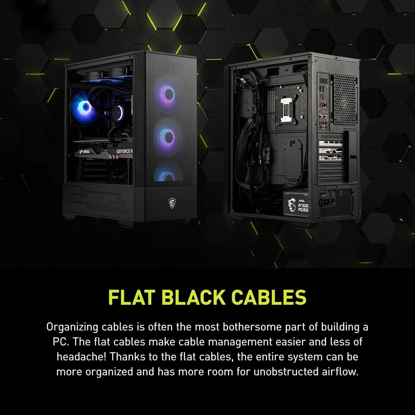 MSI MAG A750GL PCIE 5 & ATX 3.0 Gaming Power Supply – Full Modular – 80 Plus Gold Certified 750W -Supports NVIDIA® GeForce RTX 40 Series Graphics Cards –  Black