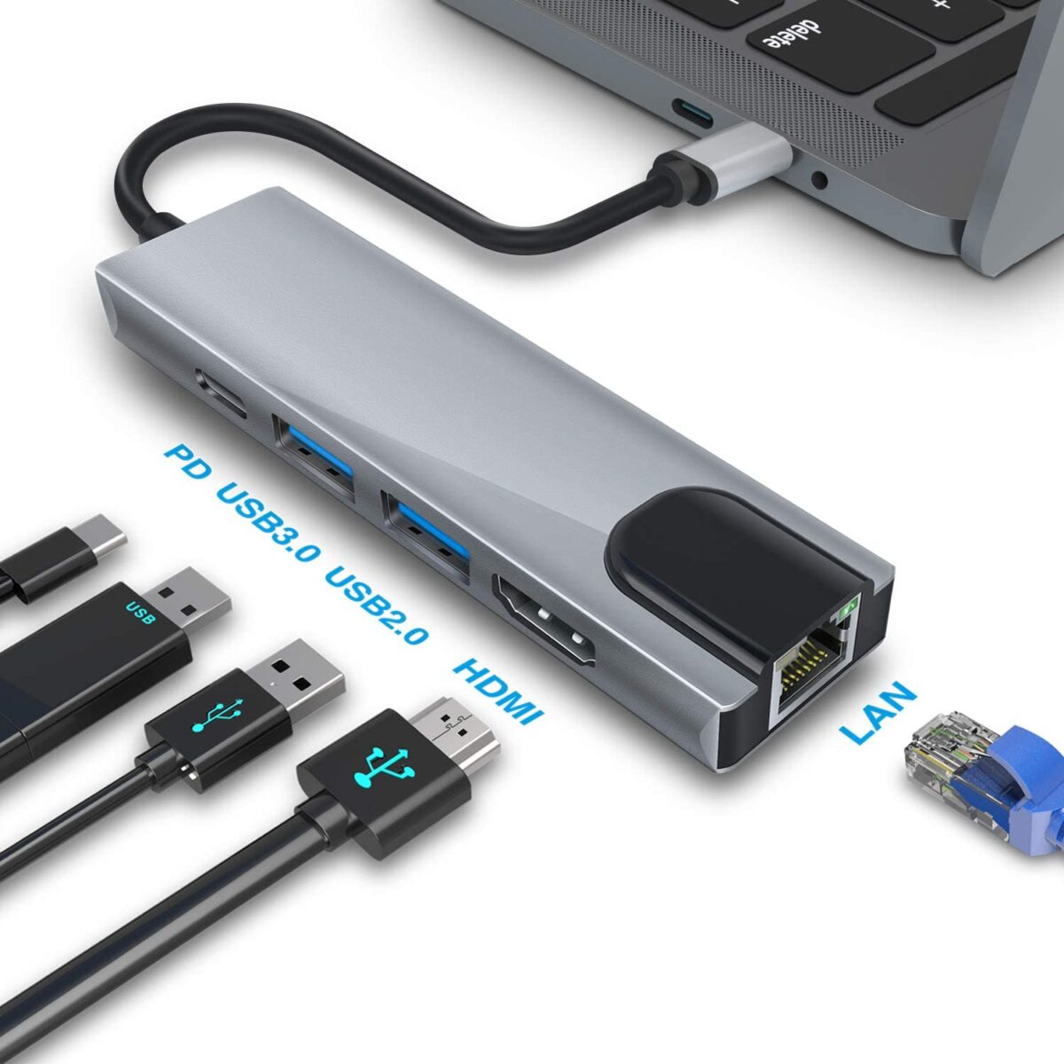 Adapter 5-in-1 Connector Hub | BYL-2007