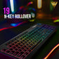 Gamdias Ares P2-Lite (2 in 1 Combo) | Full-Size RGB Membrane Keyboard & Gaming Mouse | Ergonomic Design | with Lighting Effects | Aesthetic Gaming Setup