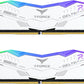 TEAMGROUP T-FORCE DELTA Alpha RGB DDR5 Ram 32GB Kit (2x16GB) 5600MHz CL40 1.2V AMD Expo Compatible Desktop Memory Module Ram – White – FF8D532G5600HC40BDC01