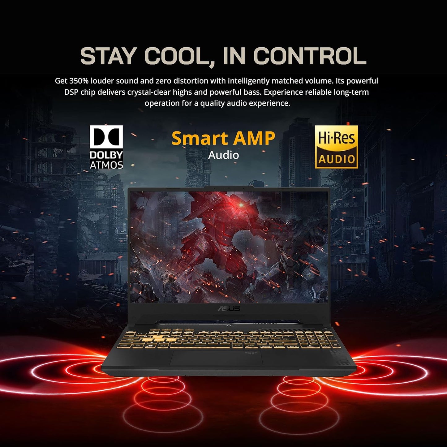 ASUS TUF F15 Military Grade Gaming Laptop |  Intel® Core™ I7-13620H  | RAM 16GB DDR5 | 512GB NVMe SSD | NVIDIA GeForce RTX 4070 | 15.6-Inch, FHD 144hz Display | Mecha Gray