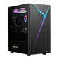 GAMDIAS ARGUS E4 ELITE GAMING ARGB PC CASE , Sync With 5V ARGB Motherboard , Tempered Glass , Up To ATX Motherboards , 1 Built-In 120mm Rear Fan – BLACK