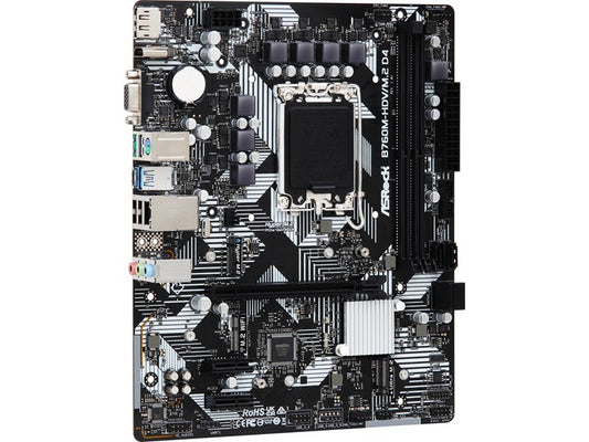 ASRock B760M-HDV/M.2 D4 MATX Motherboard For Intel LGA1700 CPUs