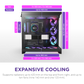 NZXT H9 Flow RGB Large Dual-Chamber Mid-Tower ATX Airflow BLACK Case With Mesh Panels, 10-Fan Support, 420mm Radiator Space, 435mm GPU Clearance, And Back-Connect Ready