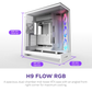 NZXT H9 Flow RGB Large Dual-Chamber Mid-Tower ATX Airflow BLACK Case With Mesh Panels, 10-Fan Support, 420mm Radiator Space, 435mm GPU Clearance, And Back-Connect Ready