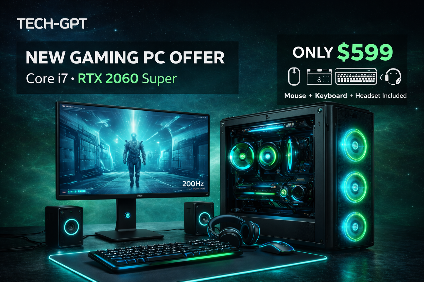 🔥 New Offer from Tech-GPT 🔥  Powerful gaming & work PC at a crazy price 👇