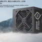 ELITE NEX WHITE W600 230V POWER SUPPLY ; 80 Plus Standard Certified Efficiency ; NON-MODULAR PSU ; Active PFC ; Dual Forward Topology Design ; 120MM FAN ; ATX 12V Ver. 2.41 – BLACK