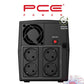 PCE V8 1700VA 720W Line Interactive UPS : Battery Backup & Surge Protection,  Dual 12V Sealed Lead-Acid Batteries,  LED Indicators, Auto Restart , Surge Protection