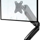Micron TV Desk Stand 13″-27″ – Mechanical Arm Monitor Mount With USB 2.0 & Audio Port, 2-6.5kg Load, Height Adjustable, VESA 100×100, C-Clamp | Black MCR-MSE01