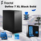 Fractal Design Define 7 XL Black Solid Full Tower Case With Dual-Layout Interior, E-ATX Compatibility, 18-Drive Storage Support, Massive Cooling Flexibility, Sound-Damped Panels , For Ai Gaming ,  Double Processor , Double Optical Drive,  Server Build