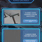 Z8 RGB Gaming Desk  With Z-Shaped Steel Frame, 120CM Carbon Fiber Surface, 4+3 LED Colors, Headset Hook, Cup Holder, ABS Armor, Anti-Pressure Feet – Black & Red