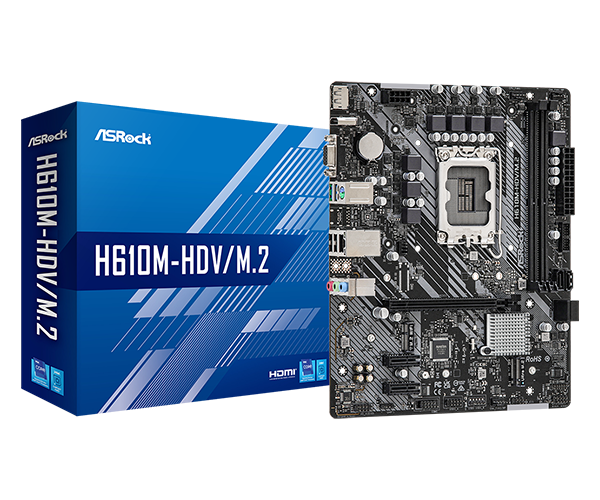 ASROCK MB H610M-HDV/M,2 LGA 1700