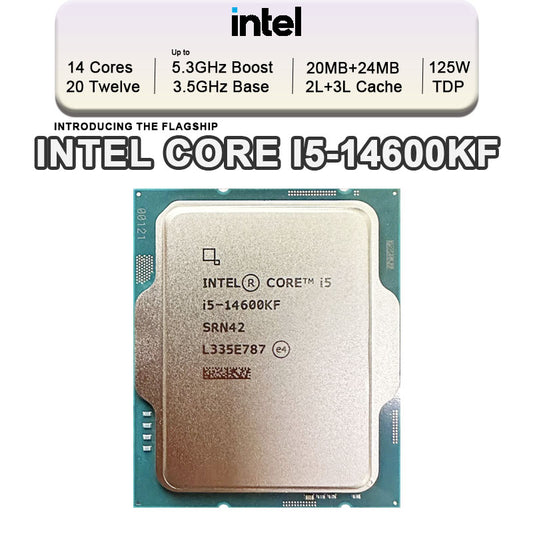Intel® Core™ I5-14600KF 14 Cores – Unlocked “TRAY”