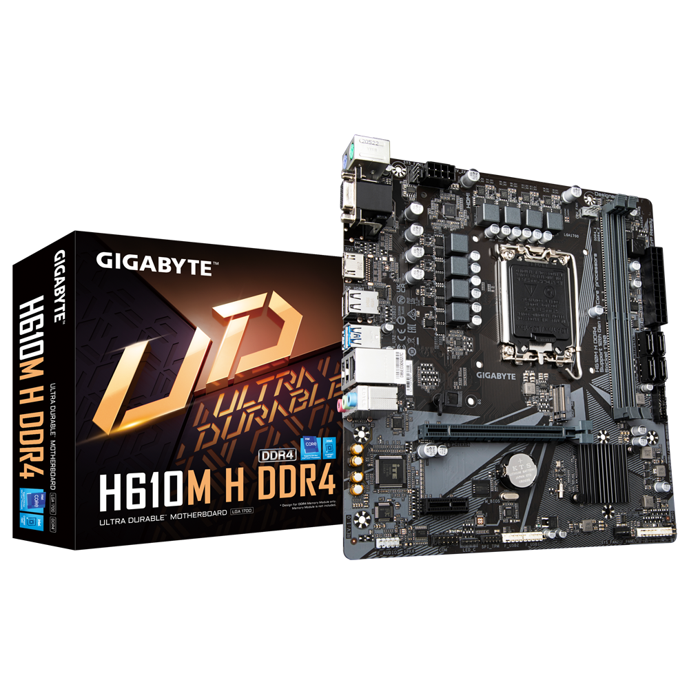 GIGABYTE H610M H DDR4 MOTHERBOARD