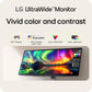 LG 34 Inch UltraWide FHD IPS Gaming Monitor With 21:9 Display, 2560×1080 Resolution, 100Hz Refresh Rate, 1ms MBR, DisplayHDR 400, USB Type-C Connectivity, Adjustable Stand | WHITE ~ 34U530A-W