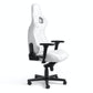 EPIC WHITE EDITION; High-Tech Vinyl ; NOBLECHAIRS GAMING CHAIR ; FULLY ADJUSTABLE PARTS “AWARD WINNING”