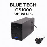 BLUE TECH GS1000 Offline UPS – 1000VA Capacity, PS4 Compatible, Microprocessor Control, Boost & Buck AVR, Auto Restart, Cold Start, Generator Support