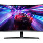 Samsung 32″ Essential S3 Curved Full HD Monitor With 1500R VA Panel, 100Hz Refresh Rate 4ms (GTG), Game Mode, Eye Saver, HDMI, D-Sub, Tilt Stand, TÜV Certified Comfort