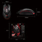 bloody ES7 RGB ESPORTS GAMING MOUSE , 6000 CPI 5-Level Adjustable , Self-Customize M Button , Bloody Esports Software , 1ms Key Response , PixArt Optical Engine Sensor – BLACK