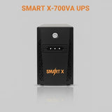 SMART X-700VA UPS | LED Display | 3-Step AVR | Over & Under Voltage Protection | Automatic Charging | Wide Input Range | Reliable 700VA Power Backup