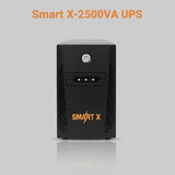 Smart X-2500VA UPS with LED Display | 3-Step AVR | Over & Under Voltage Protection | 12V 7Ah x2 Battery | Fast Recharge | Quiet, Reliable Power Backup for Home & Office