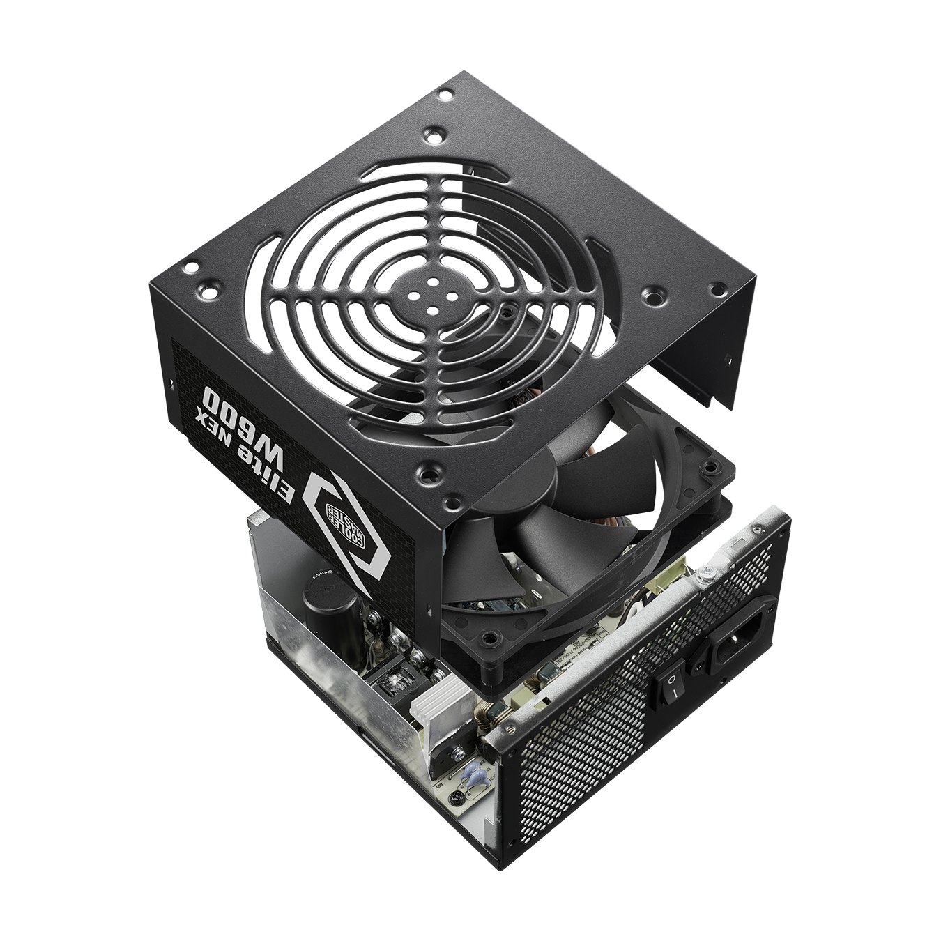 ELITE NEX WHITE W600 230V POWER SUPPLY ; 80 Plus Standard Certified Efficiency ; NON-MODULAR PSU ; Active PFC ; Dual Forward Topology Design ; 120MM FAN ; ATX 12V Ver. 2.41 – BLACK