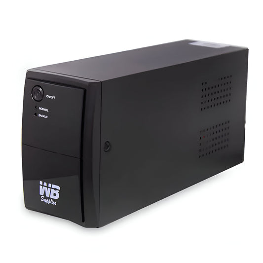 WB UPS 1000VA UPS Uninterrupted Power Supply ;  220V-240V Input Voltage ; Sealed Lead-acid Maintenance-free Battery , Automatic Voltage Regulation , Multiple Outlets ; Surge Protection