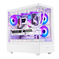 Segotep Endura Pro+ PC Gaming Case (E-ATX / ATX / M-ATX / ITX Supported) 436mm*230mm*456mm , Tempered Glass , Supports Up To 360mm Radiators , No Build-In Fans – White